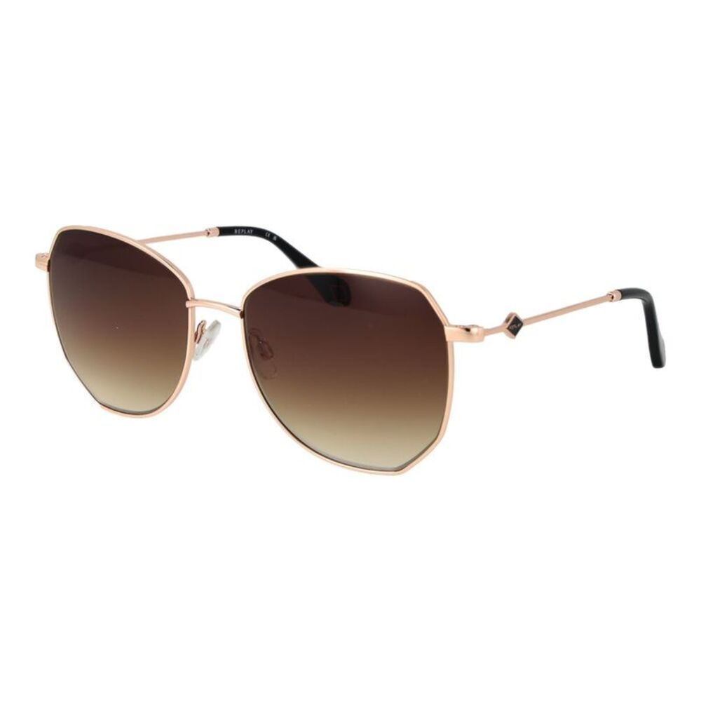 Replay Rose Gold Metal Women's Sunglasses